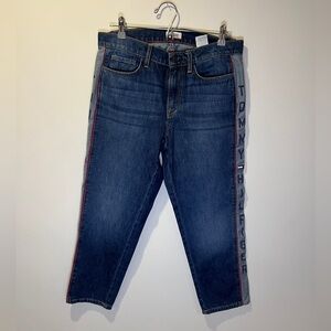 Tommy Hilfiger Dark Blue Straight Jeans with Logo size 8